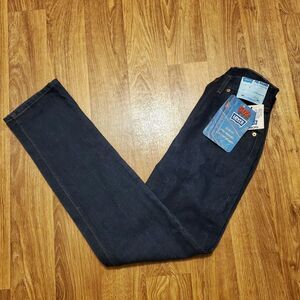 Vintage 80s Levis 502 Jeans Women‎ 28x33 Denim Dark Wash Deadstock New 1982